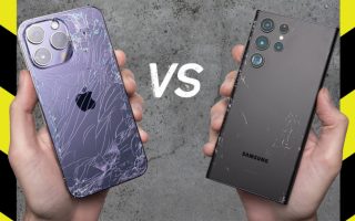 Video: iPhone 14 Pro Max und Galaxy S22 Ultra im Sturz-Test
