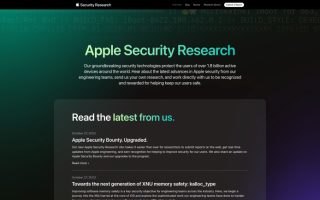 Apple schaltet neue Sicherheits-Seite frei