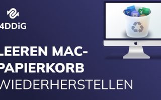 Tenorshare 4DDiG: Dateien aus dem leeren Papierkorb eines Macs wiederherstellen