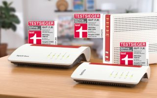 Stiftung Warentest: FRITZ!Box dominiert die ersten Plätze