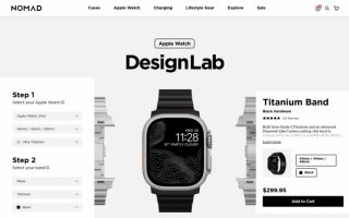 Apple Watch DesignLab: Nomad bietet digitale Anprobe für Watch-Armbänder