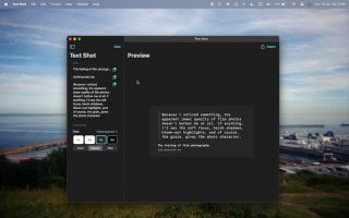 App des Tages: Text Shot