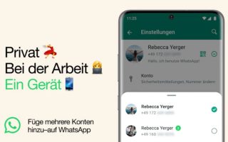 Neu: WhatsApp unterstützt zwei Rufnummern auf einem Gerät
