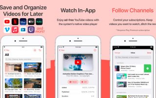 App des Tages: „Play Save Videos Watch Later“