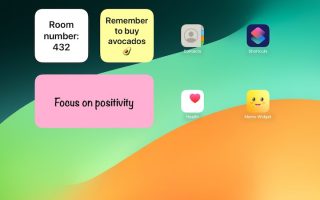 App des Tages: Memo Widget