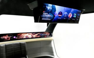 CES: LG stellt extra langes 57 Zoll Display fürs Auto vor