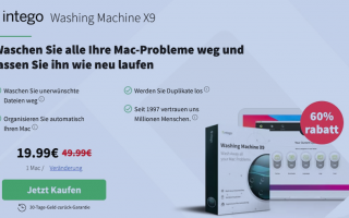 Exklusiver Mac Washing Machine X9 Rabatt bei iTopnews