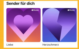 „Liebe“ und „Herzschmerz“: Apple Music mit zwei neuen personalisierten Radio-Sendern