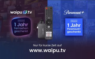Letzte Chance: 12 Monate Paramount+ und 12 Monate waipu.tv nur 59 Euro