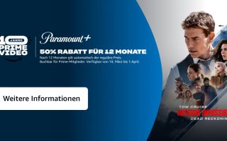 Paramount+ kurze Zeit für ein Jahr zum halben Preis