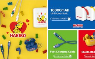 Haribo verkauft nun auch Powerbank, Kopfhörer und mehr