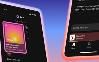 Spotify jetzt mit Direktnachrichten in der App
