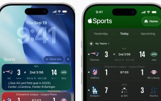 Apple Sports App neu in Deutschland