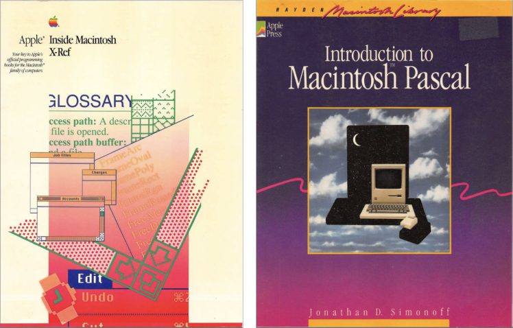 Vintage Apple Programmierbücher Macintosh