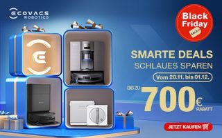 Ecovacs mit starken Angeboten bei der Black Week