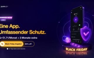 PureVPN schon mit Black Friday: 1,70 € pro Monat, 3 Monate gratis