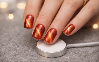 Spektakulärer Nagellack-Effekt dank Apple Watch Ladegerät