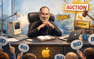 Schreibtisch & mehr von Steve Jobs wird versteigert