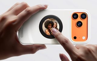 „Selfix“: iPhone-Hülle mit Touchscreen auf der Rückseite für Selfies