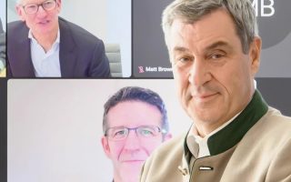 Jobs und KI-Regulierung: Cook und Ternus sprechen mit Söder