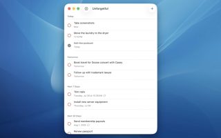 Unforgetful für iOS und Mac: Aufgabenverwaltung für Vergessliche