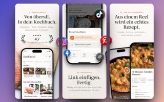 Meally speichert Foodblog-Links, Koch-Videos und Kochbuch-Seiten