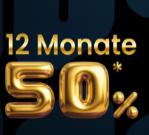50 % auf fast alle waipu.tv-Pakete