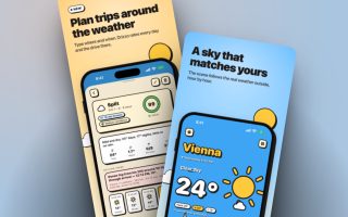 Drizzo: Witzige Wetter-App mit Cartoons und Fahrt-Check