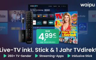 waipu.tv: Neuer Deal mit Streaming-Stick für nur 4,99 pro Monat