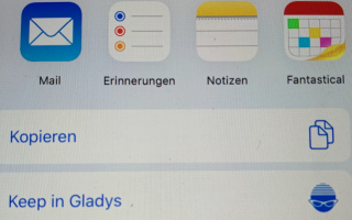 i-mal-1: Unter iOS 13 Erinnerungen aus Mails erstellen