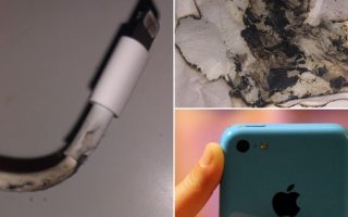 iPhone-Ladegerät fängt Feuer und verbrennt Gesicht des Nutzers