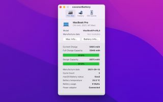 coconutBattery: Update bringt Support für neues MacBook Pro