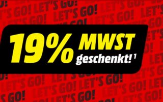 Saturn und Mediamarkt schenken Euch die Mehrwertsteuer