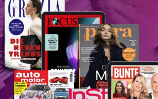 Nur kurz: Beliebte Zeitschriften 1 Jahr zum Tiefstpreis