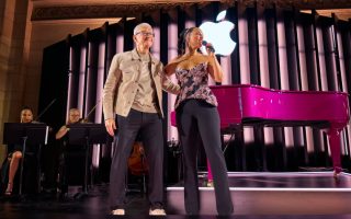 Apple wird 50: So lief die erste spektakuläre Feier in New York