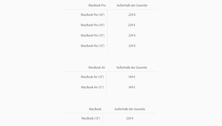 Apple | MacBook Pro battery replacement is getting more expensive – iTopnews.de | macbook | Apple Preise MacBook Reparatur