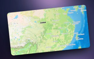 China: Apple Karten verpixelt mutmaßliche Internierungslager