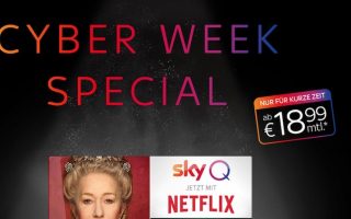 Black Friday Angebot bei Sky: Netflix Kombi-Angebot nur 18,99 Euro im Monat