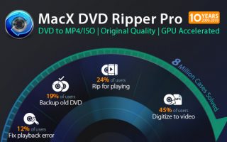 MacX DVD Ripper Pro: DVD zu MP4 rippen (Giveaway: 500 Stück pro Tag)