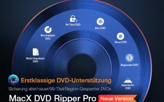 MacX DVD Ripper Pro: Schnell am Mac DVDs konvertieren (Weihnachts-Deal)